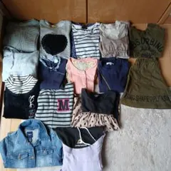 女の子まとめ売り140 春物　冬物　トレーナー　ワンピース