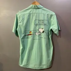Nat Nast ボウリングシャツ 50s ヴィンテージ チェーンステッチ 開襟