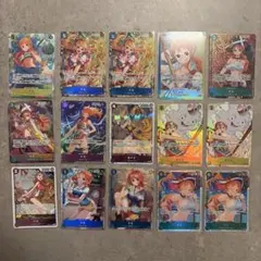ONE PIECE ワンピース　カード　ナミ　まとめ売り　15枚セット