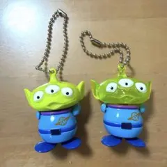 トイストーリー　リトルグリーンメン　 キーホルダー 2個セット