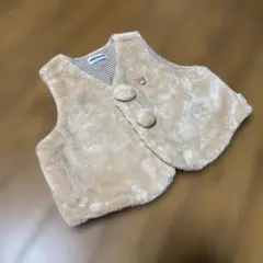 未使用！ミキハウス もこもこベビーベスト 80cm