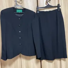日本製 CARVEN PARIS 東京ソワール 黒 喪服 冠婚葬祭　礼服　卒業式のサムネイル