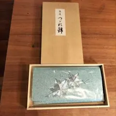 和服用財布　札入れ　未使用　つづれ綿　桐箱