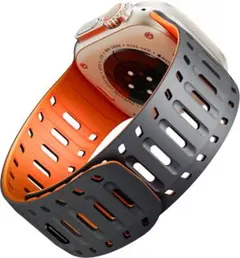 アップルウォッチ バンド シリコン マグネット 交換ベルト スポーツバンド 防汗