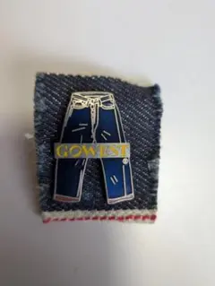GOWEST 90s Vintage Denim Pin Badgeのサムネイル