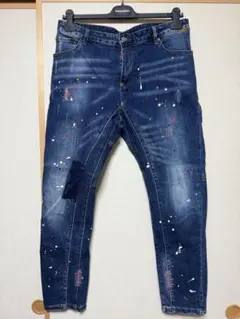 デニム　ダメージ加工　ストレッチ　※L〜LLサイズ相当