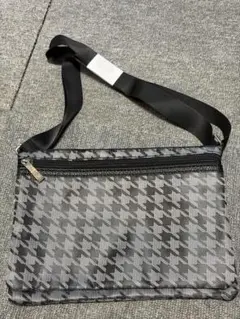 ハウンドトゥースパターン ショルダーバッグ