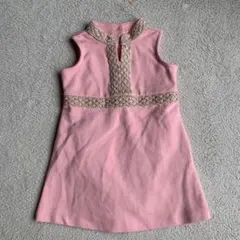 Janie and Jack ピンク ノースリーブワンピース 3〜6ヶ月