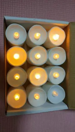 キャンドル 12個セット ホワイト