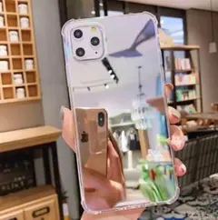 iPhone12PRO ケース クリア 鏡面加工 アイフォンケース ミラー