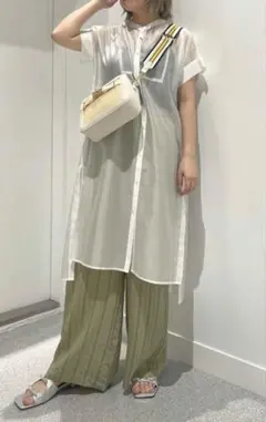 新品　Vin ロングシアーシャツ　ヤマダヤ　スコットクラブ　ワンピース