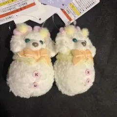 Duffy and Friends 冬の雪だるまキーホルダー2つ