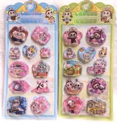 大人気‼️ウォーターシール　２枚セット　水シール　ラブブ