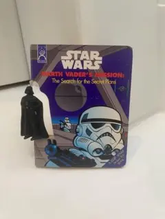 スターウォーズ　ダースベイダー　フィギュア付き絵本　1997年製のサムネイル