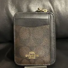 COACH レザー コインケース IDケース