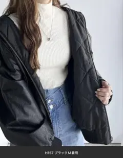 JaVa フェイクレザーオーバーサイズ