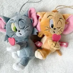 新品未使用 トムとジェリー なげkissマスコット ぬいぐるみ トム ジェリーのサムネイル