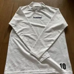 サッカー キッズ　ヒュンメル　アンダーシャツ　キッズ　160 白　ホワイト　長袖