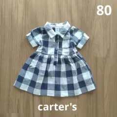 carter's ベビー チェック柄 ワンピース 12ヶ月