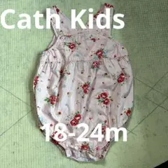【美品】Cath Kids ロンパース 18-24m 花柄のサムネイル