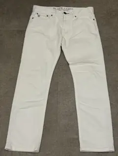 ブラックレーベル・クレストブリッジ メンズ ホワイト ズボン 76 cm ゴルフ