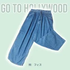 GO TO HOLLYWOOD ストライプ変形デニムワイドパンツ GO TO HOLLYWOOD ストライプ変形デニムワイドパンツ - メルカリ