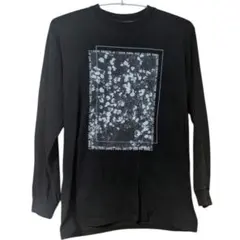 CLANE 長袖カットソー ブラック プリント