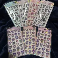 プックリシール　大量セット　クロミ　マイメロ