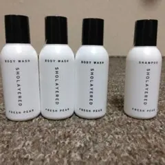 SHOLAYERED 旅行用シャンプーボディーウォッシュセット フレッシュペア