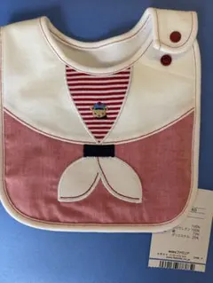 【新品未使用】familiar セーラー襟 スタイ 赤