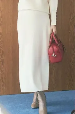 ニットスカート ロングスカート