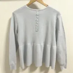 【coca】バックパールフレアニット　M