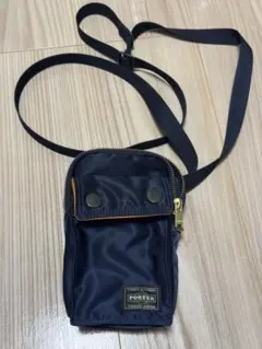 PORTER TANKER モバイルポーチ アイアンブルー　新品同様