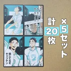 ハイキュー ボードゲーム カード 援 松川一静 5セット