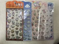 ぷくっとシール　サンリオキャラクターズ　セット　ダイソー　キティ