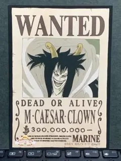 ONE PIECE 扉絵ブロマイド シーザー - メルカリ