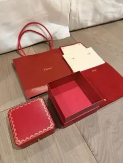 Cartier カルティエ 時計空箱 ショッパーセット - メルカリ