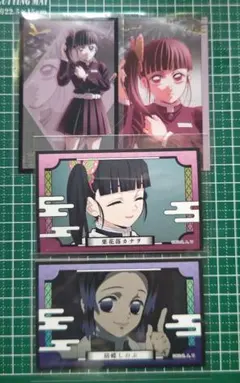 鬼滅の刃　栗花落カナヲ3点セット＋胡蝶しのぶシール付き