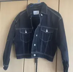 ローリーズファーム　Gジャン　デニムジャケット　ブラック
