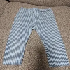 UNIQLO ボトムス 110cm 青と白ストライプ