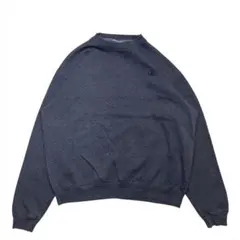 チャンピオン 裏起毛 スウェット トレーナー 古着 メンズ L ネイビー