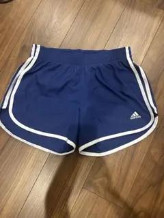 adidas ランニングパンツ ショートパンツ ブルー レディース