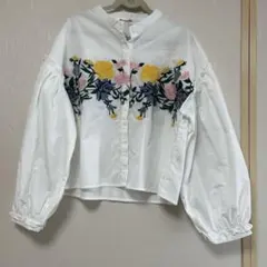 emsexcite 刺繍柄シャツ バックフリルシャツのサムネイル