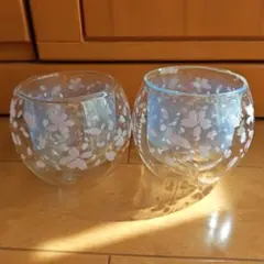 スターバックス さくら ダブルウォールグラス 2個セット