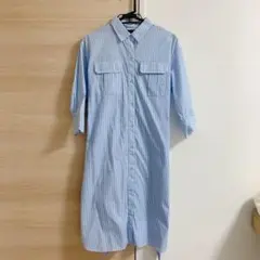 beams シャツワンピース