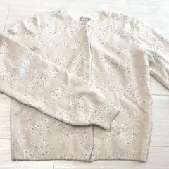SNIDEL スナイデル　花柄　ニット　カーディガン　SWNT185153