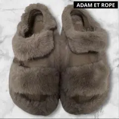 ADAM ET ROPE エコファースライダーサンダル　38 グレージュのサムネイル