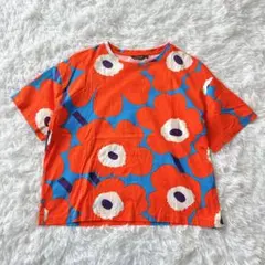 marimekko マリメッコ 半袖トップス XS ウニッコ柄　Tシャツ　派手のサムネイル