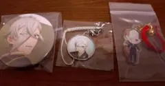 刀剣乱舞 膝丸 缶バッチ マスコットチャーム キーホルダー 3点