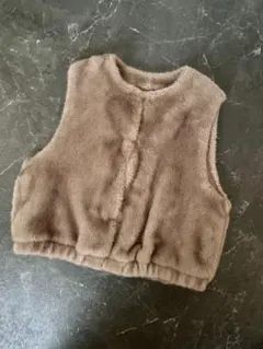 【新品未使用タグ付き】今期vivapresto ファー ベスト ジレ